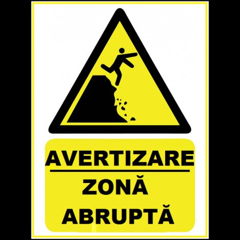 Placuta pentru zona abrupta